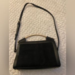 Black with Suede Mystique Handbag